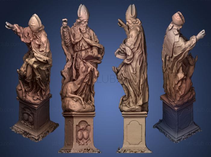 3D model St Cyril statue (STL)